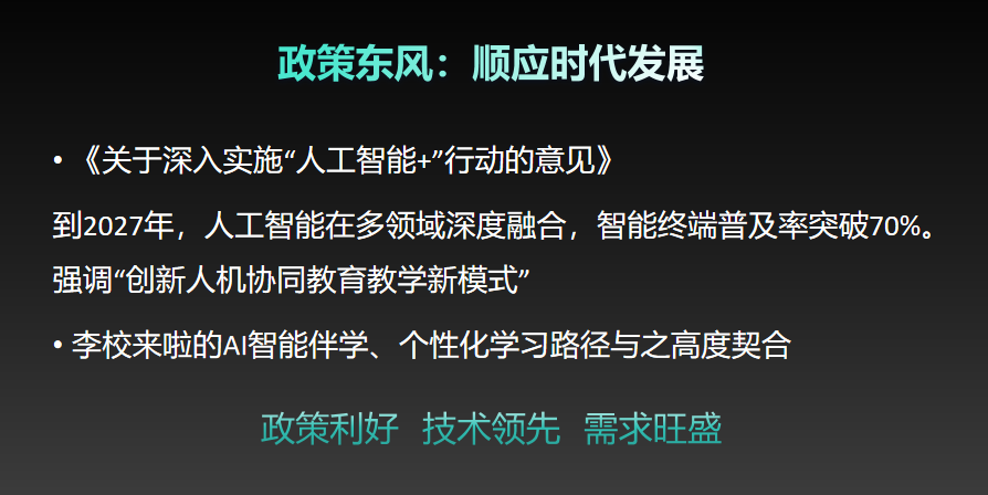 人工智能教育相关行动与行业背景